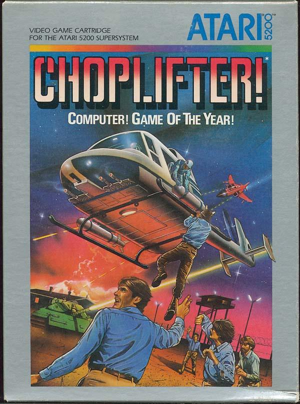 Choplifter (1984) (Atari) Box Scan - Front